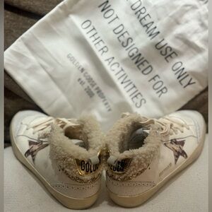Custom Golden Goose Private Edition Shearling Lined Francy Sneakers (Camo Star)